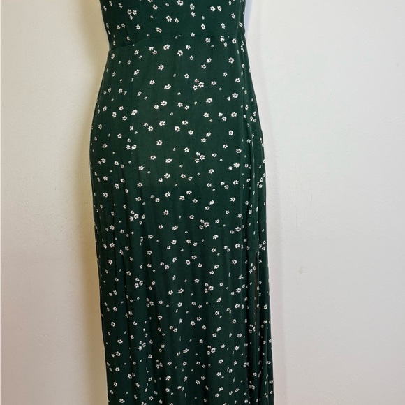 American Eagle 90sY2K Floral Ditzy Ditsy Print Midi Slip Dress Cowl Neck XS - Picture 8 of 15